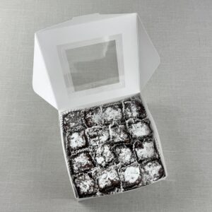 BROWNIES CON AZUCAR GLASS