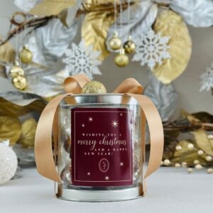 BOTE CON CHICLOSOS-Navidad